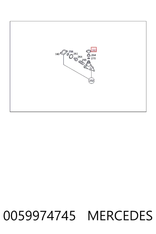 A0059974745 Mercedes 