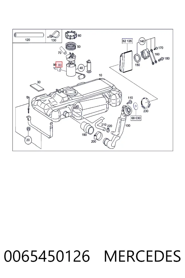 A0065450126 Mercedes 