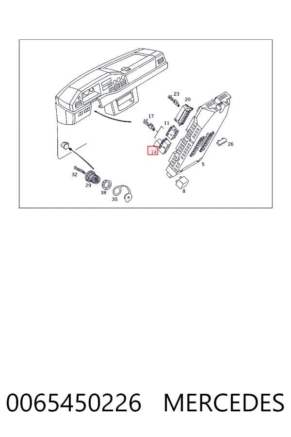 A0065450226 Mercedes