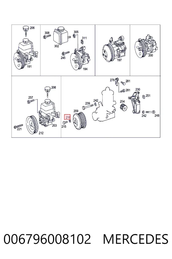 Купить N006796008102 Mercedes 