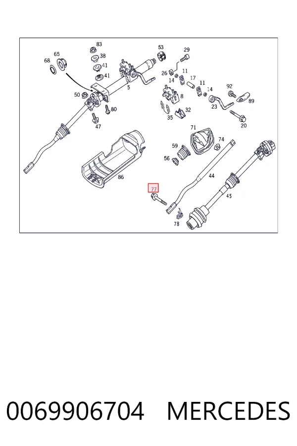 A0069906704 Mercedes 