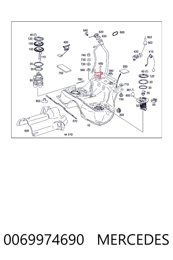 A0069974690 Mercedes 