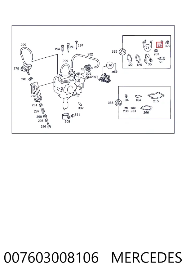  Mercedes N007603008106 цена, от 0.10 USD