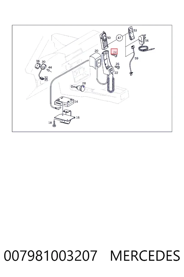  Mercedes N007981003207 цена, от 8.28 USD