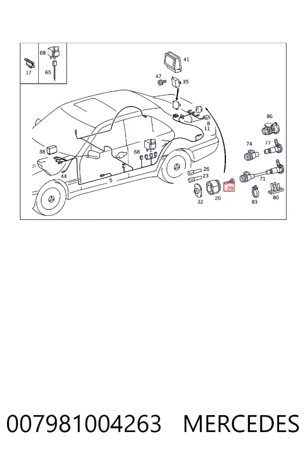 N007981004263 Mercedes 