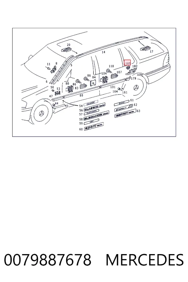  Mercedes A0079887678