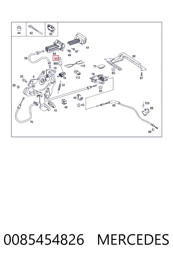 Купить A0085454826 Mercedes 