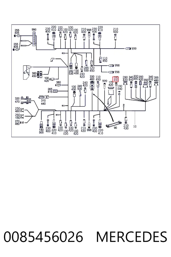  Mercedes A0085456026