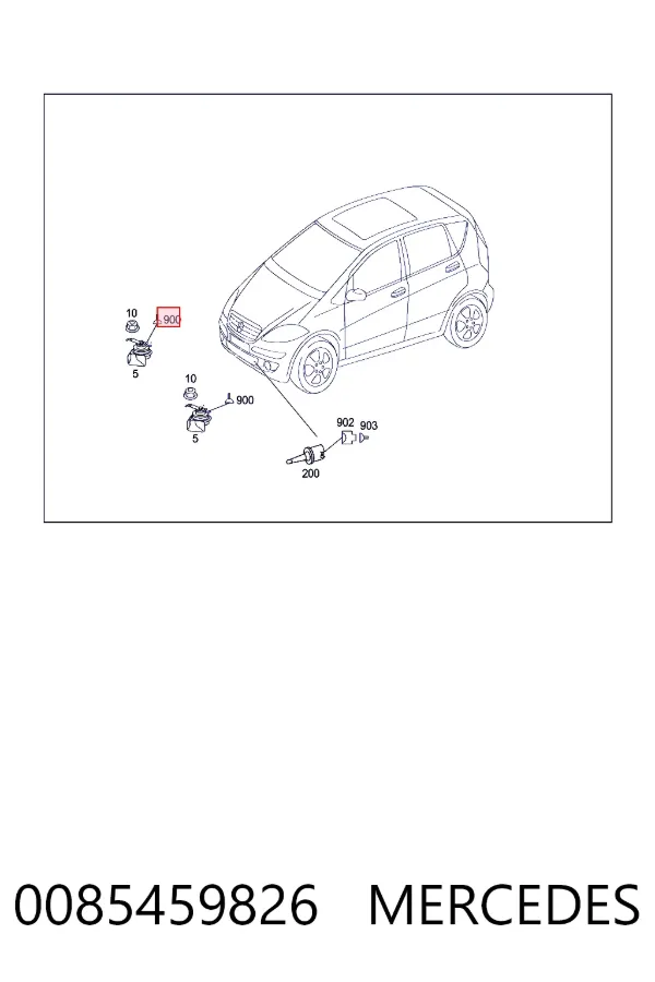 A0085459826 Mercedes 