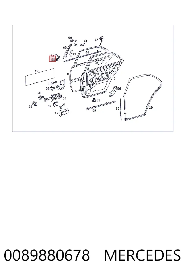 A0089880678 Mercedes 