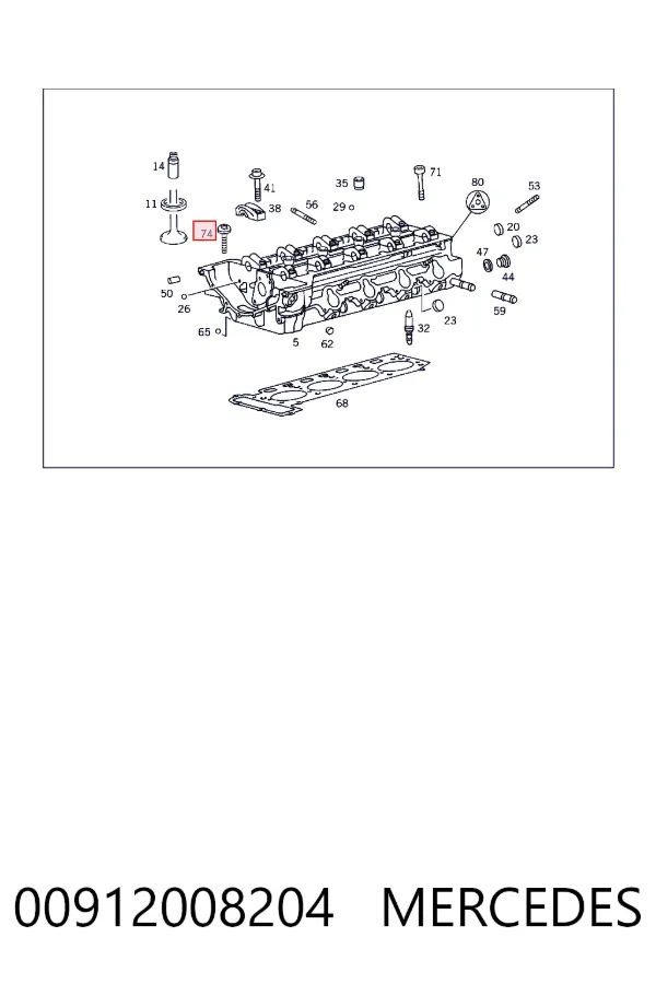  Mercedes N000912008204 цена, от 4.96 USD