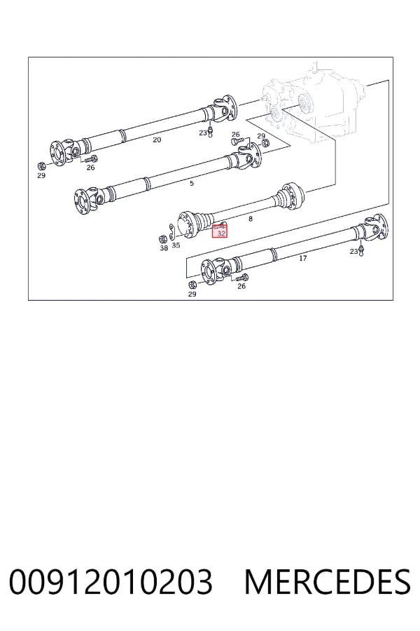  Mercedes N000912010203 цена, от 10.94 USD