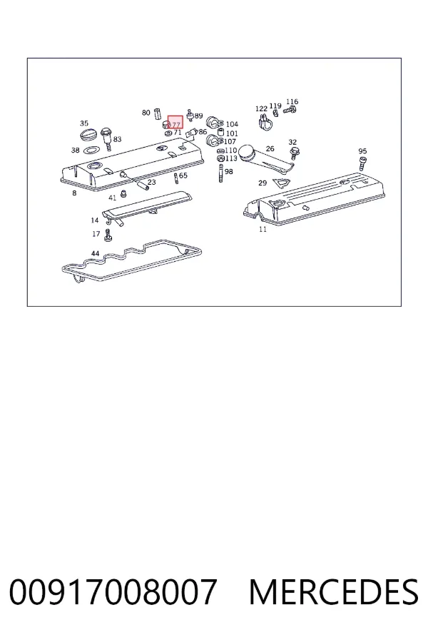  Mercedes N000917008007 цена, от 3.95 USD