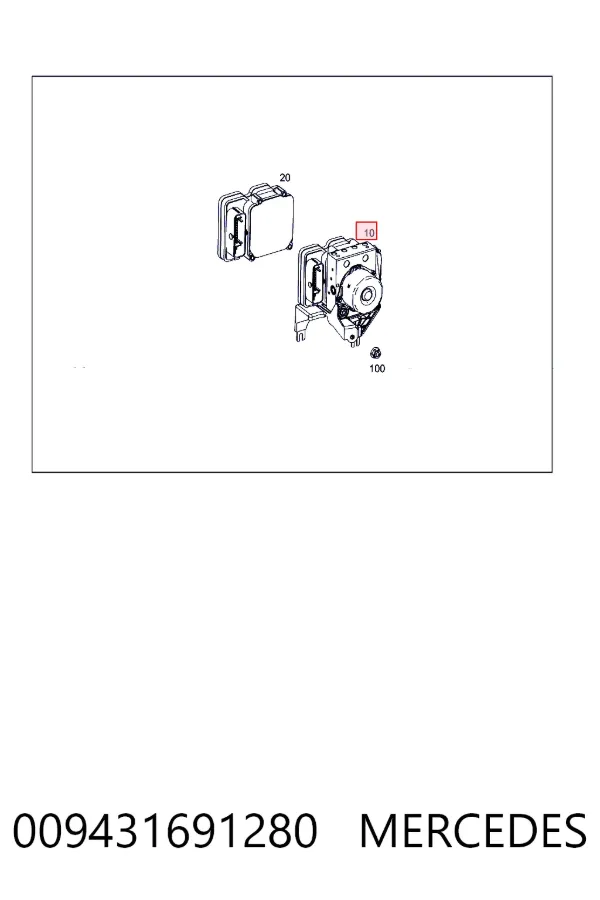 Купить A0094316912 Mercedes 