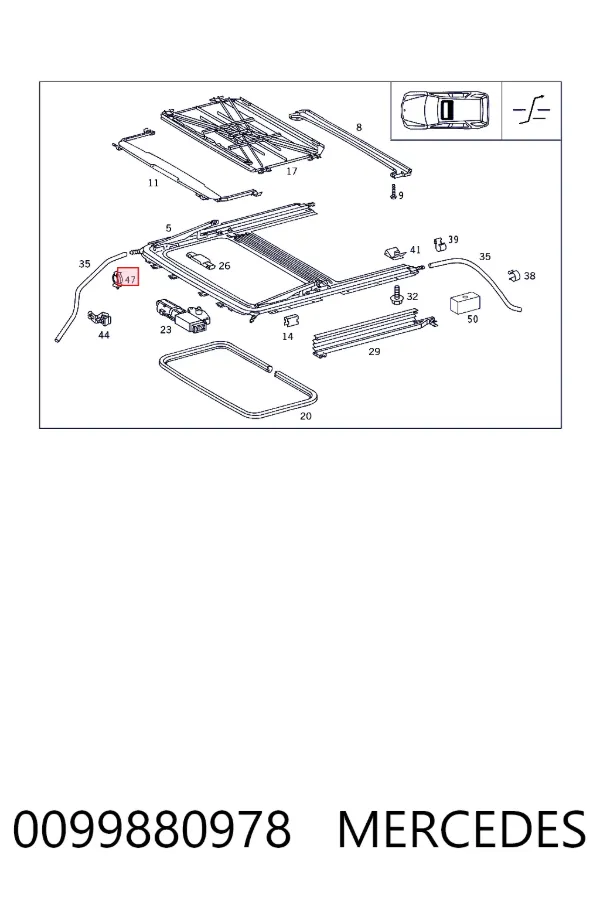  A0099880978 Mercedes