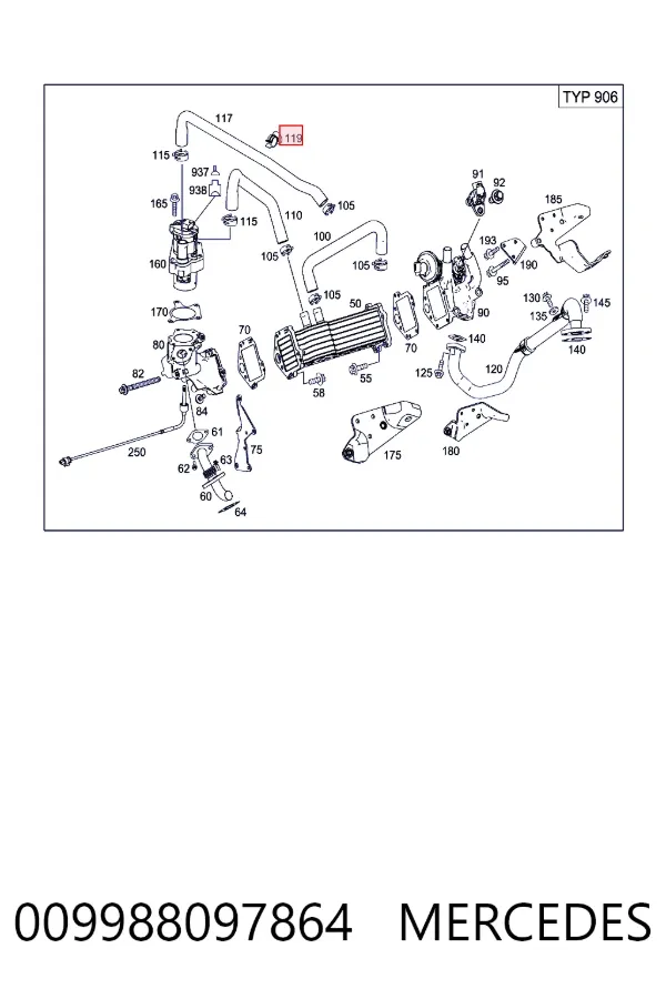 A0099880978 Mercedes 