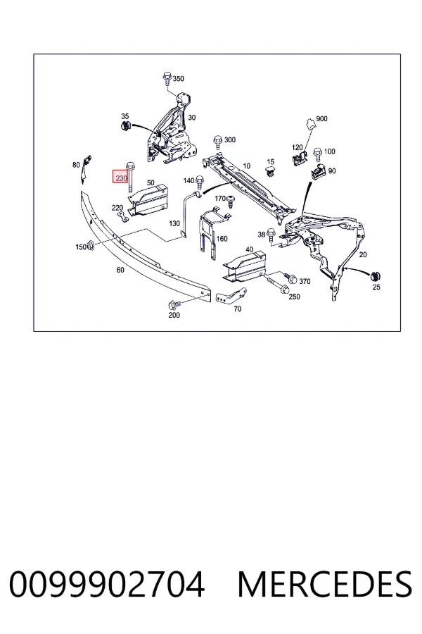  Mercedes A0099902704