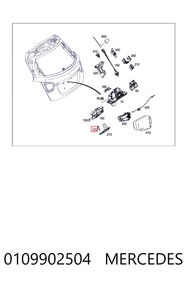  Mercedes A0109902504