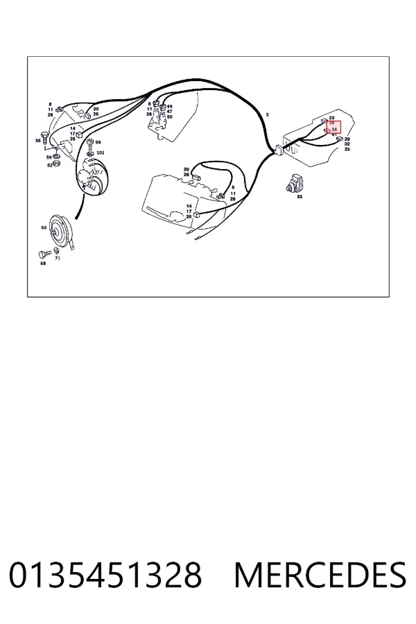 A0135451328 Mercedes 