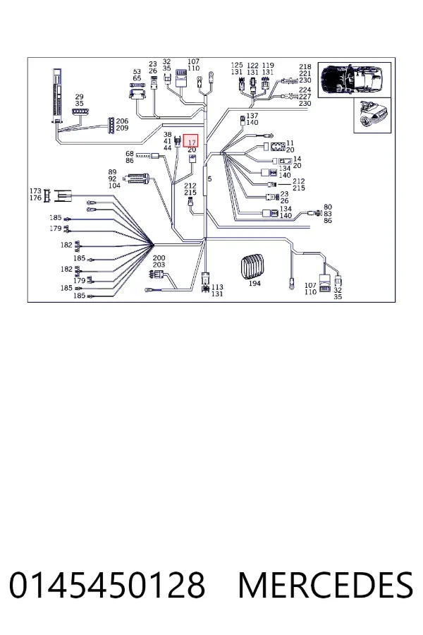  0145450128 Mercedes