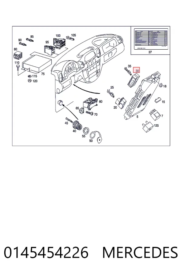 A0145454226 Mercedes 