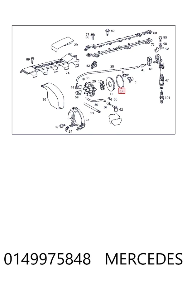 A0149975848 Mercedes 