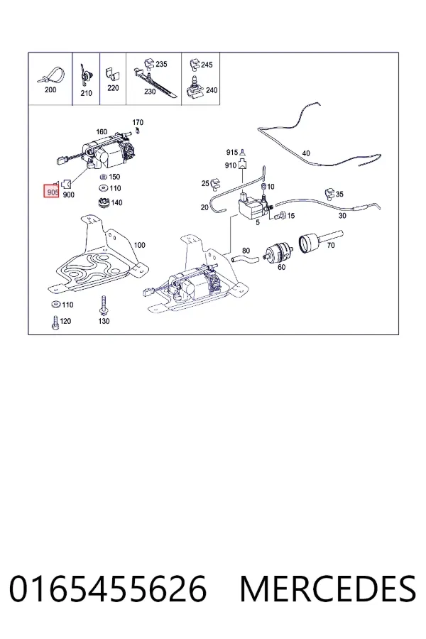  A0165455626 Mercedes