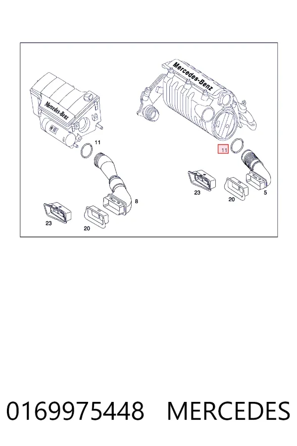  Mercedes A0169975448 цена, от 25.96 USD