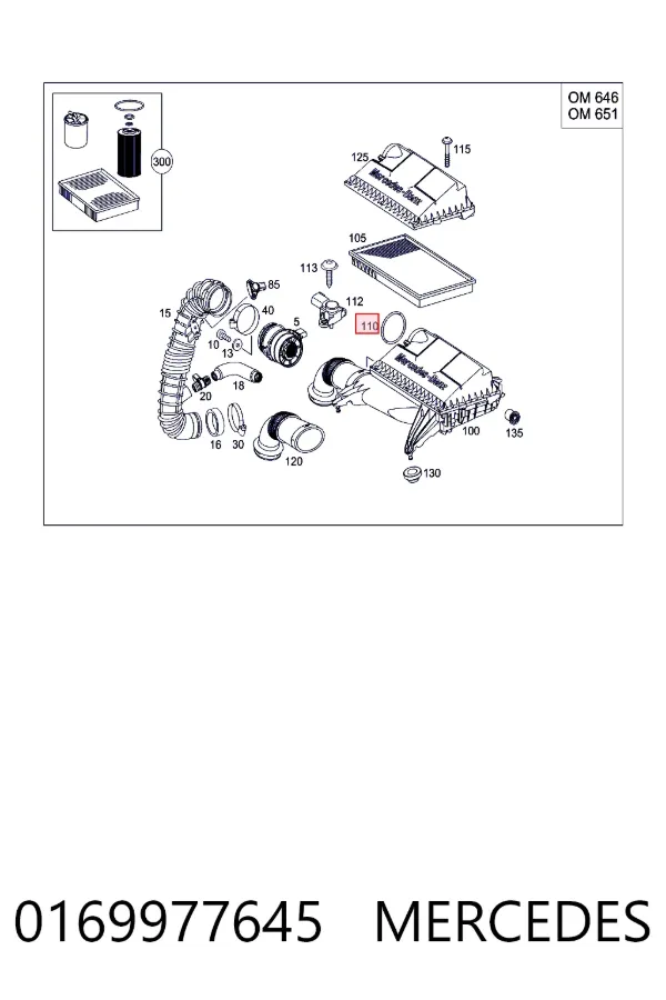 A0169977645 Mercedes