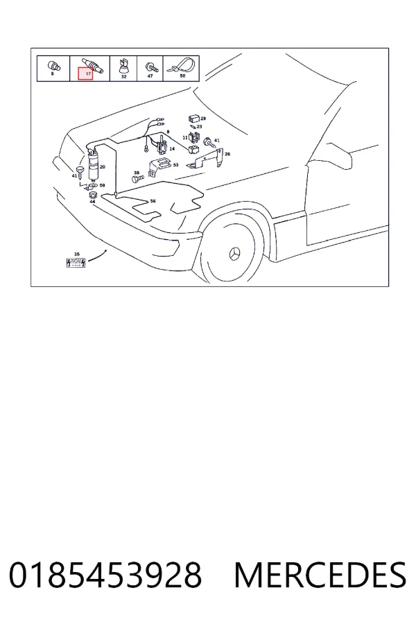 A0185453928 Mercedes 