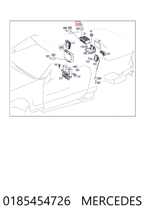  Mercedes A0185454726 цена, от 0.28 USD
