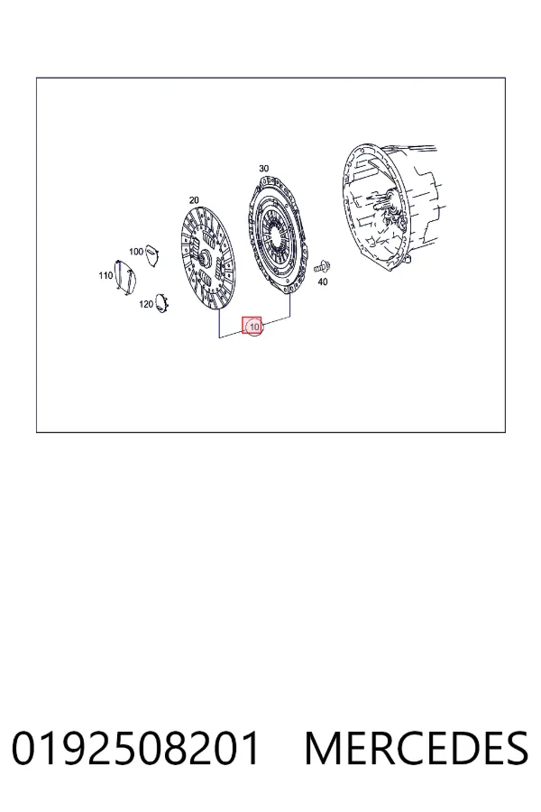 Сцепление 0192508201 Mercedes