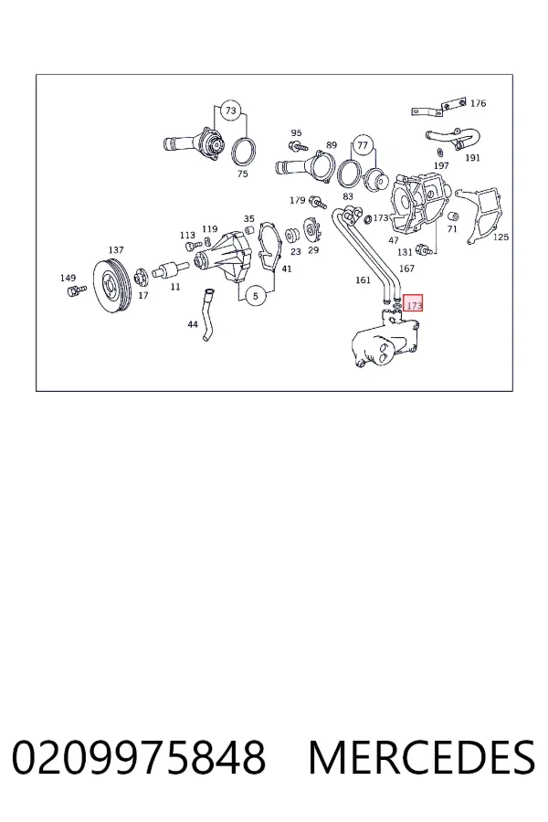 A0209975848 Mercedes 