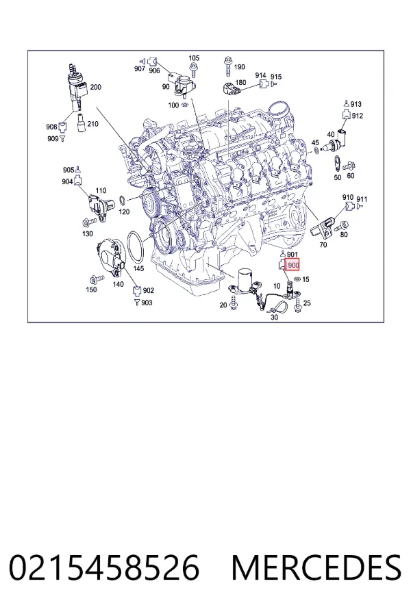  Mercedes A0215458526 цена, от 8.81 USD