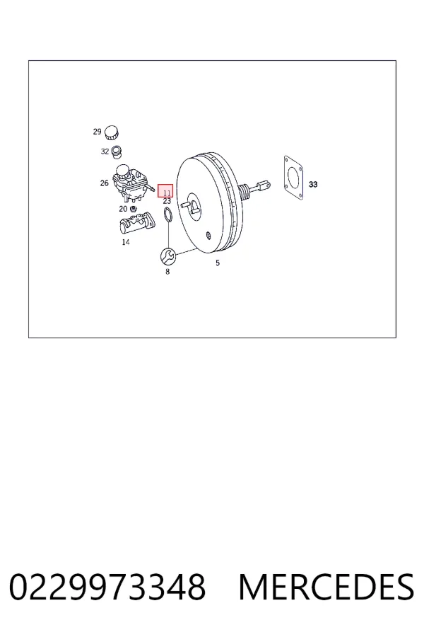  Mercedes A0229973348 цена, от 2.59 USD