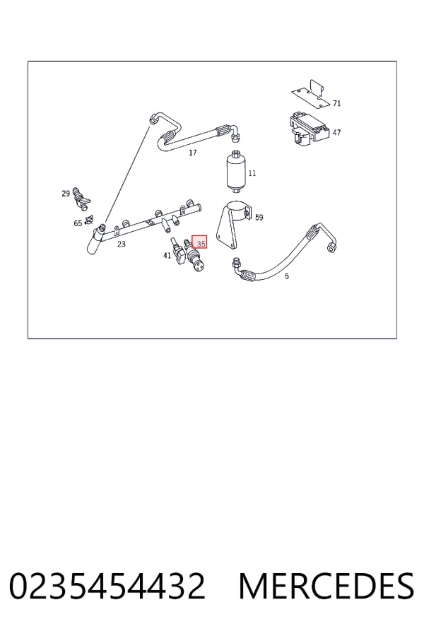 A0235454432 Mercedes 