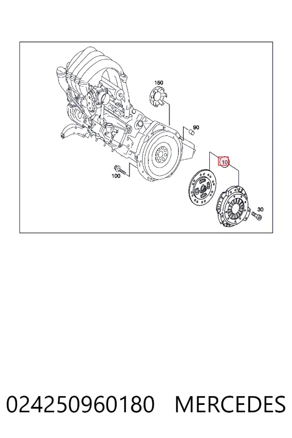 Сцепление A0242509601 Mercedes