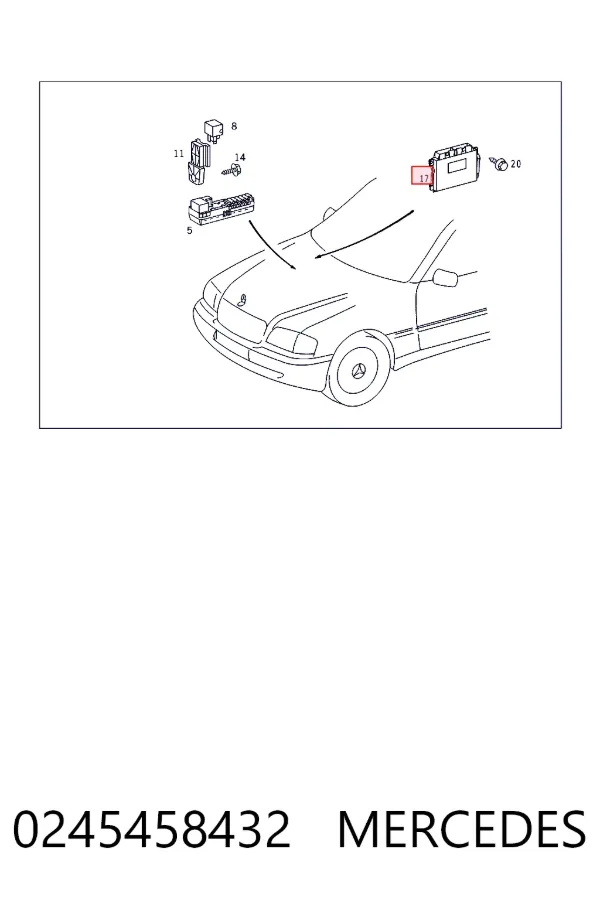  0245458432 Mercedes