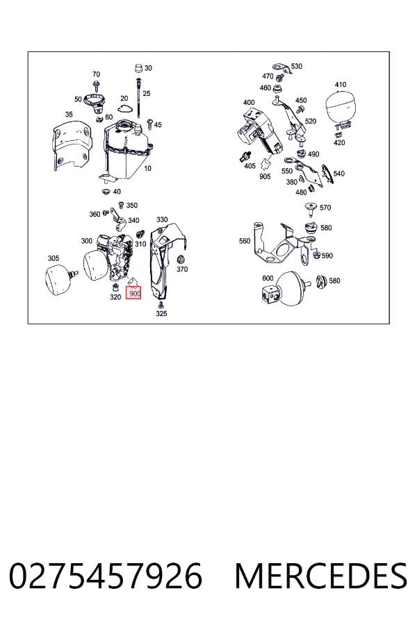  Mercedes A0275457926 цена, от 4.38 USD