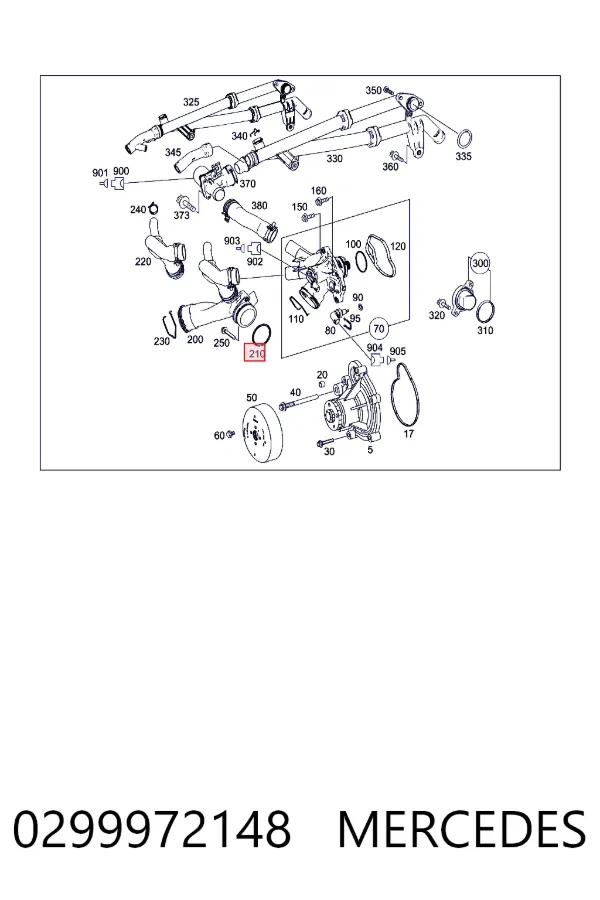  Mercedes A0299972148