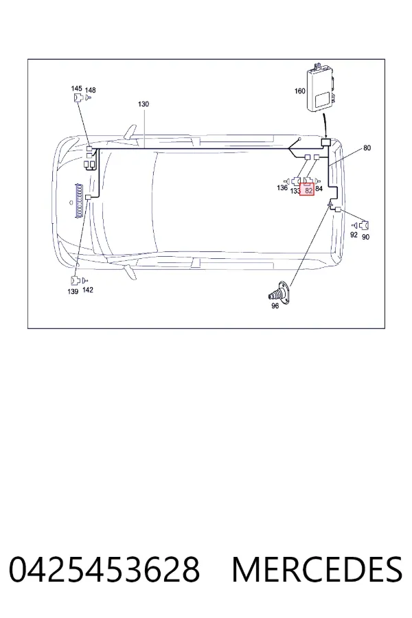 Купить A0425453628 Mercedes 