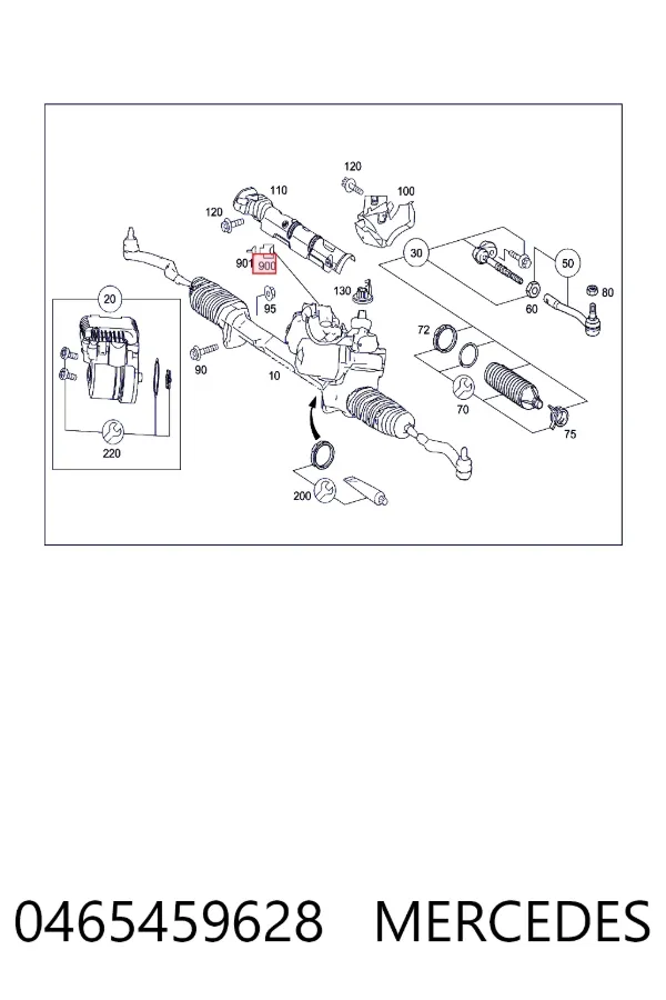 A0465459628 Mercedes 