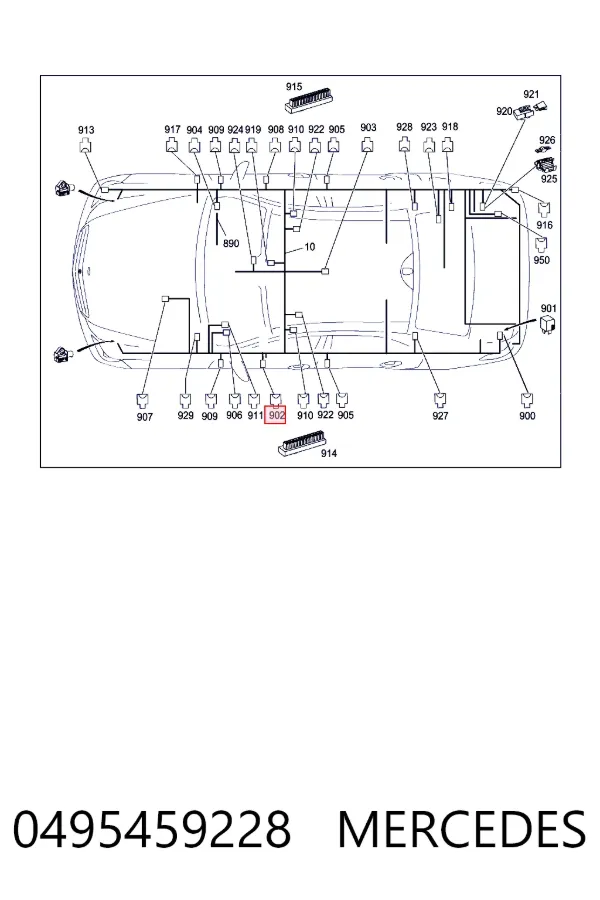 A0495459228 Mercedes 