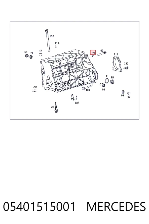 N005401515001 Mercedes 