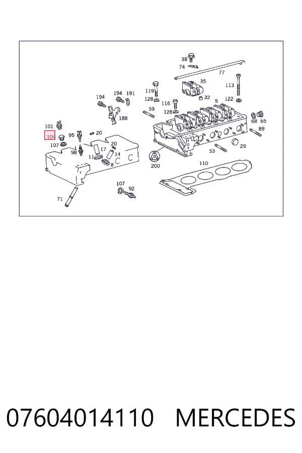 Сливная пробка блока цилиндров Mercedes N007604014110 цена, от 4.27 USD
