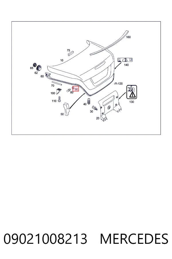 Купить N009021008213 Mercedes 