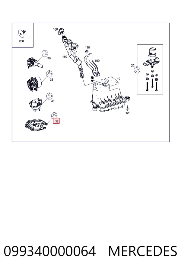  A0993400000 Mercedes