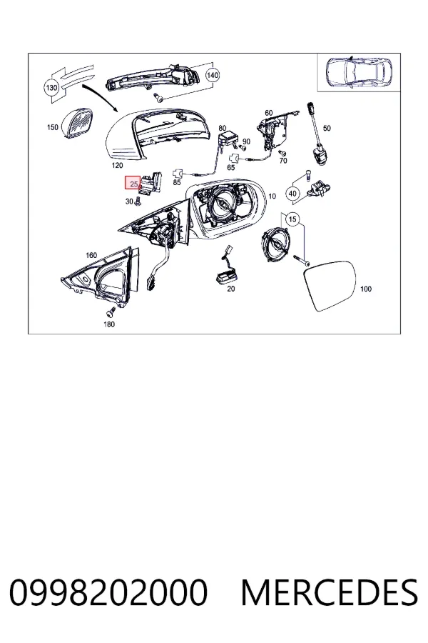 A0998202000 Mercedes 