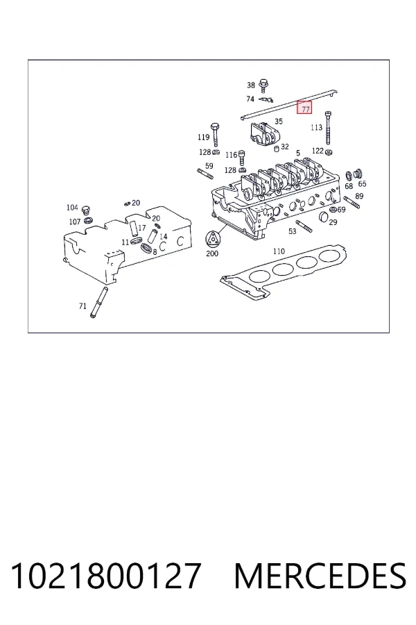 A1021800127 Mercedes 