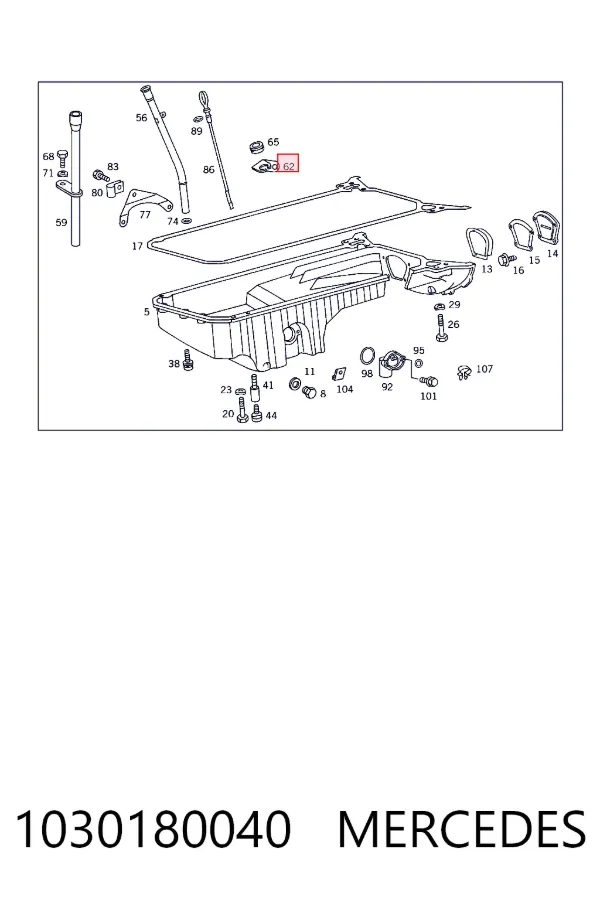 A1030180040 Mercedes 